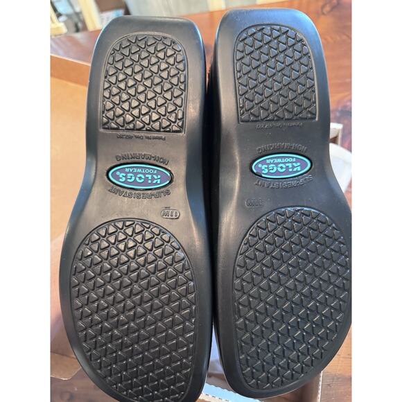 KLOGS USA Black Rubber Slip On Mule Clog Shoe Slip Resistant Mens 11W New In Box - Picture 4 of 12